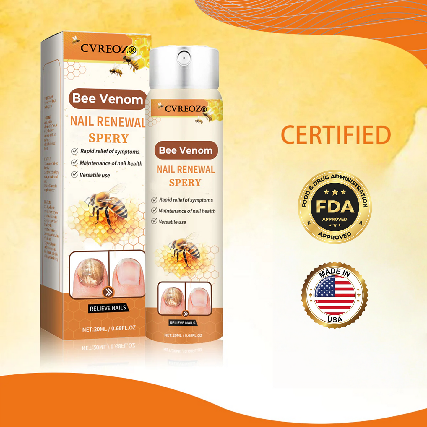 Cvreoz®Bee Venom Nail Renewal Spray