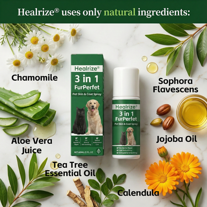 🔥 𝙅𝙖𝙣𝙪𝙖𝙧𝙮 𝙁𝙡𝙖𝙨𝙝 𝙎𝙖𝙡𝙚 | Healrize® 3 in 1 FurPerfect Pet Skin & Coat Spray