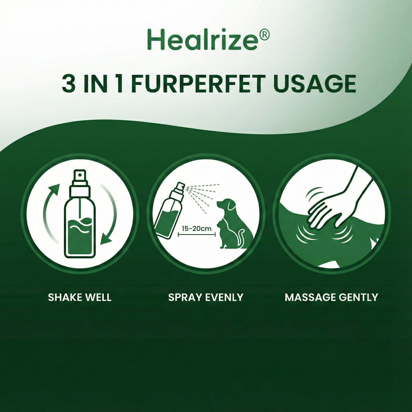 🔥 𝙉𝙚𝙬 𝙔𝙚𝙖𝙧 𝙎𝙖𝙡𝙚 🔥  Healrize® 3 in 1 FurPerfect Pet Skin & Coat Spray