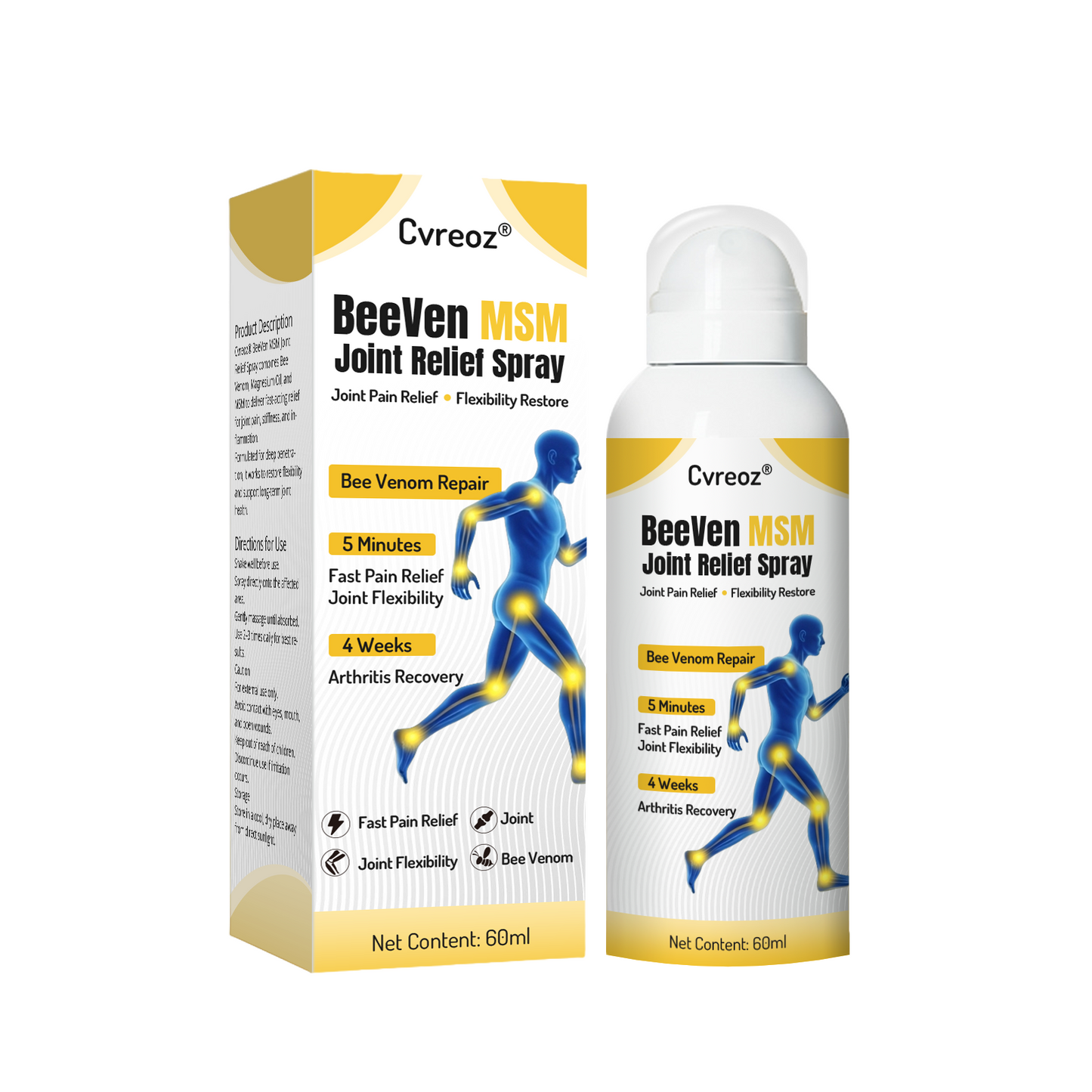 Cvreoz®  MSM BeeVen Joint Relief Spray