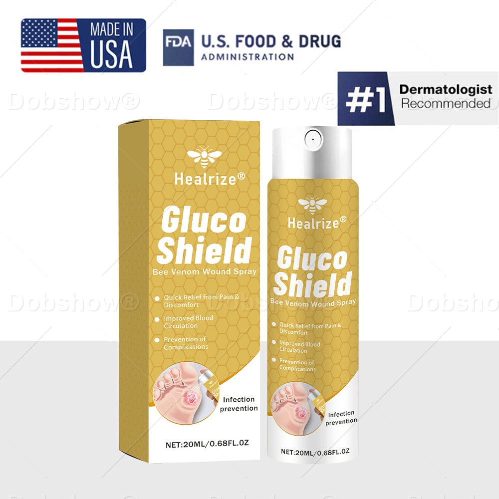 🔥#1 Best-Selling Wound Care Spray🔥Healrize® GlucoShield Bee Venom Wound Spray– Advanced Clinical Support for Diabetic Skin & Slow-Healing Wounds