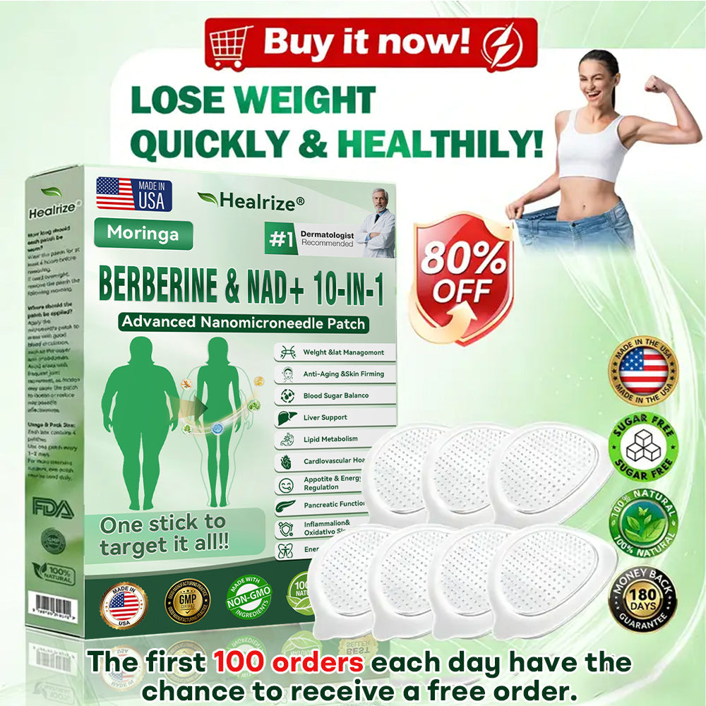 🗽𝐎𝐟𝐟𝐢𝐜𝐢𝐚𝐥 𝐒𝐭𝐨𝐫𝐞 🇺🇸 | 𝐇𝐞𝐚𝐥𝐫𝐢𝐳𝐞® Moringa · Berberine × NAD+ 𝟏𝟎-𝐢𝐧-𝟏 𝐀𝐝𝐯𝐚𝐧𝐜𝐞𝐝 𝐍𝐚𝐧𝐨 𝐌𝐢𝐜𝐫𝐨𝐧𝐞𝐞𝐝𝐥𝐞 𝐏𝐚𝐭𝐜𝐡 — 𝐎𝐧𝐜𝐞 𝐃𝐚𝐢𝐥𝐲, 𝐕𝐢𝐬𝐢𝐛𝐥𝐞 𝐑𝐞𝐬𝐮𝐥𝐭𝐬 𝐢𝐧 𝟕 𝐃𝐚𝐲𝐬