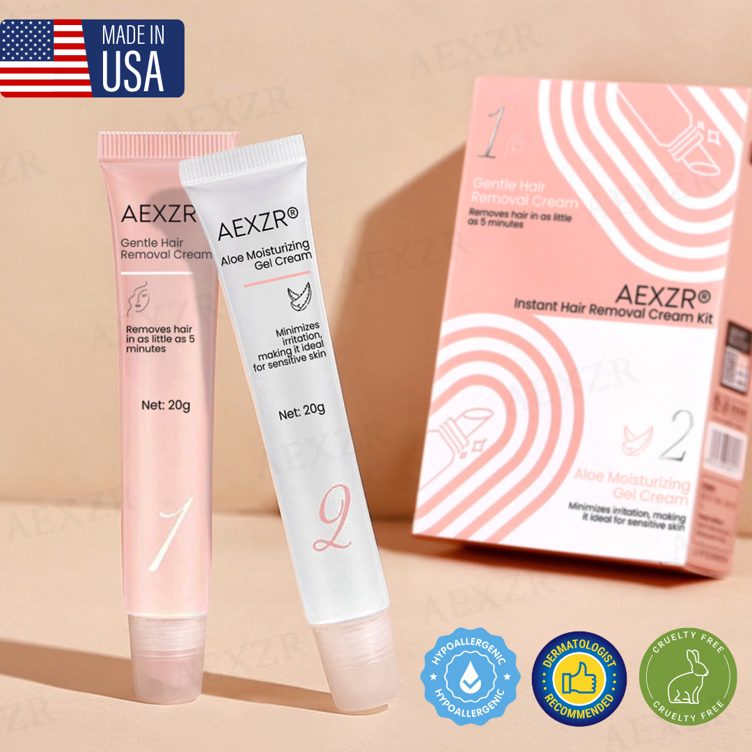 AEXZR® Instant Hair Removal Cream Kit