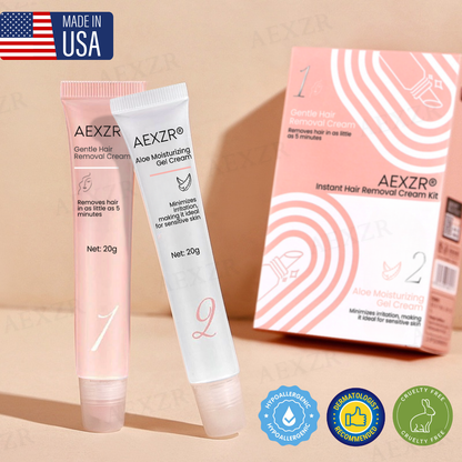 AEXZR® Instant Hair Removal Cream Kit