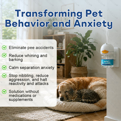 Healrize®3-in-1 BioShield 60-Day Dog Calming Diffuser Kit | 1 Diffuser + 2 Refills