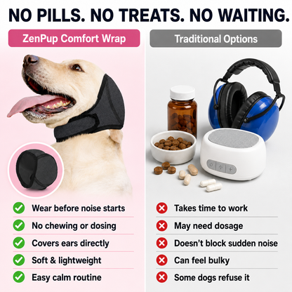 Waterproof Calming Dog Hoodie - Noise Cancelling Ear Protection for Pets