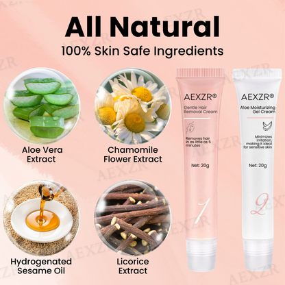 AEXZR® Instant Hair Removal Cream Kit