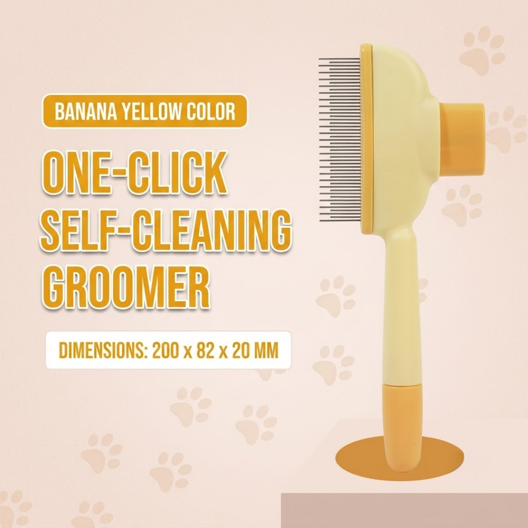 One-Click Self-Cleaning Brush