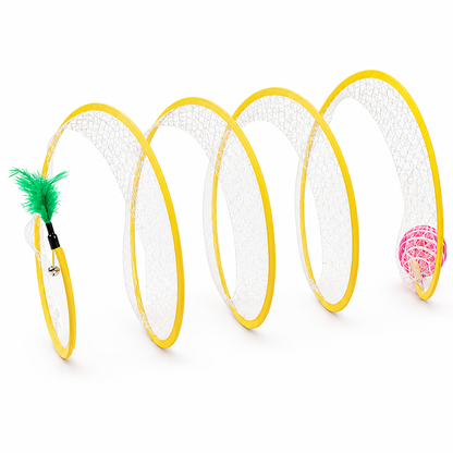 Foldable Interactive Cat Tunnel Toy