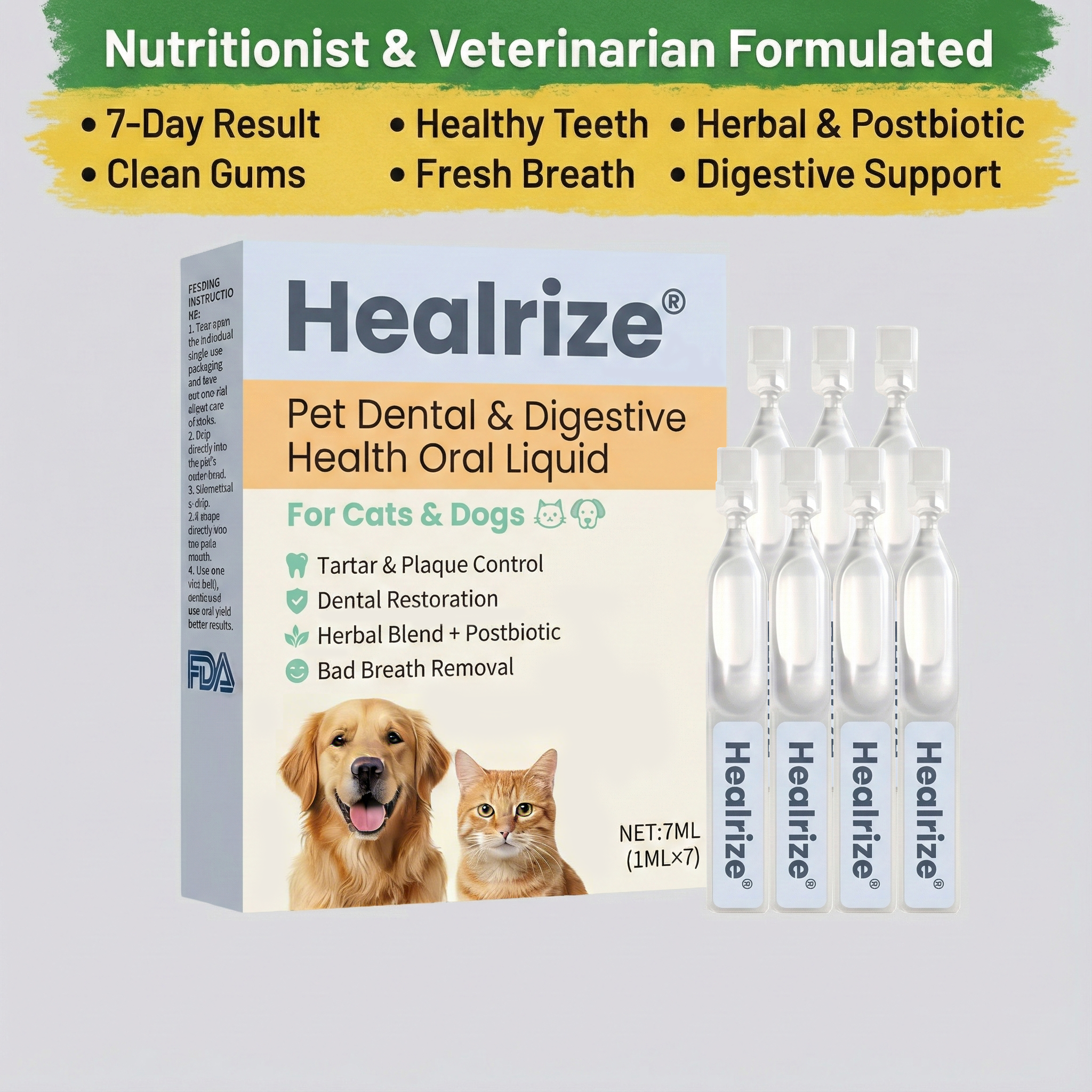 Healrize® 𝐏𝐞𝐭 𝐃𝐞𝐧𝐭𝐚𝐥 & 𝐃𝐢𝐠𝐞𝐬𝐭𝐢𝐯𝐞 𝐇𝐞𝐚𝐥𝐭𝐡 𝐎𝐫𝐚𝐥 𝐋𝐢𝐪𝐮𝐢𝐝