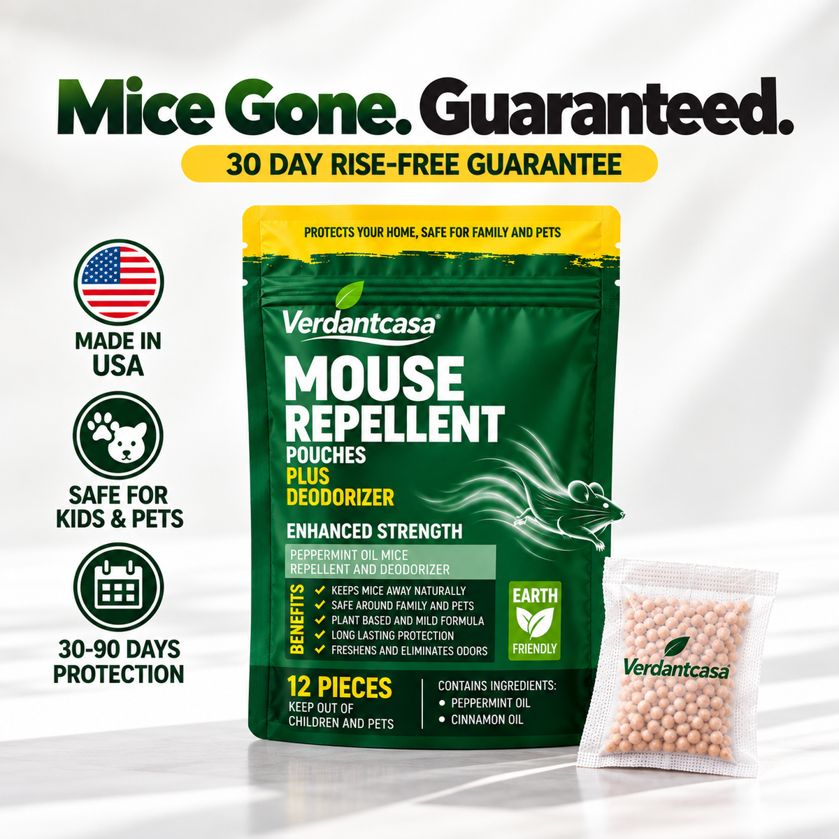 🔥100K+ SOLD🔥 Verdantcasa Mouse Repellent Pouches- 12pcs - save around kids & pet