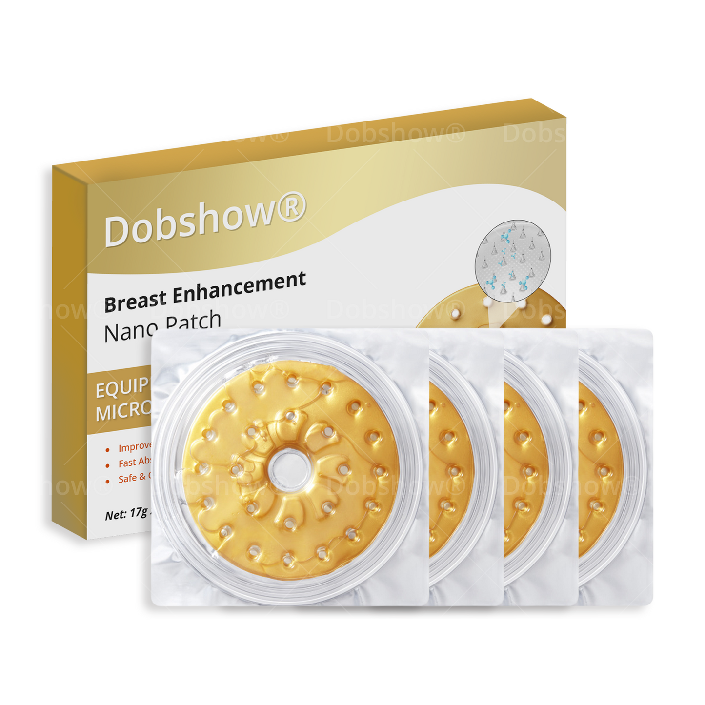Dobshow® Breast Enhancement Nano Patch - Golden Firming Care