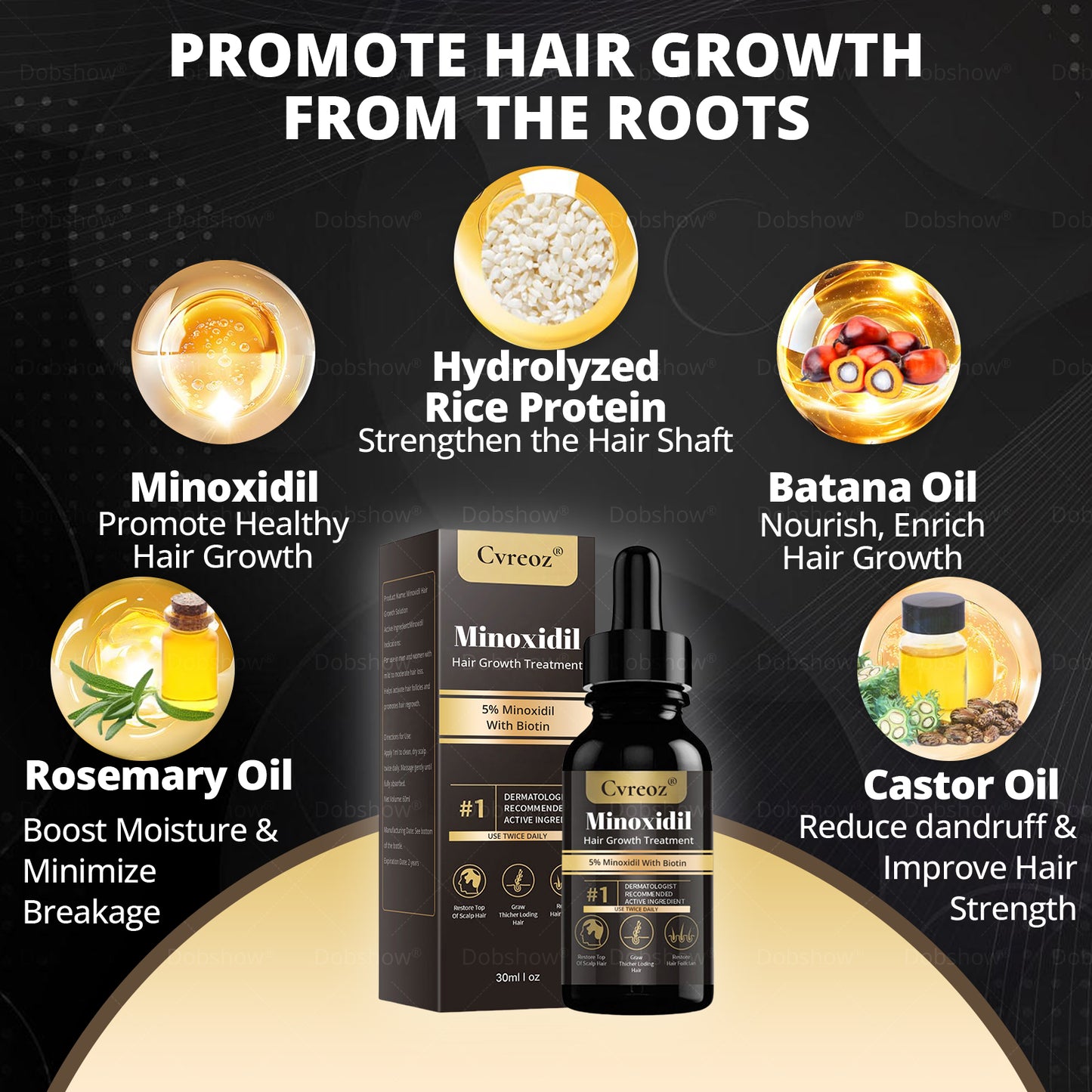 ⓒⓥⓡⓔⓞⓩ® 5% Minoxidil Hair Pro-growth Treatment