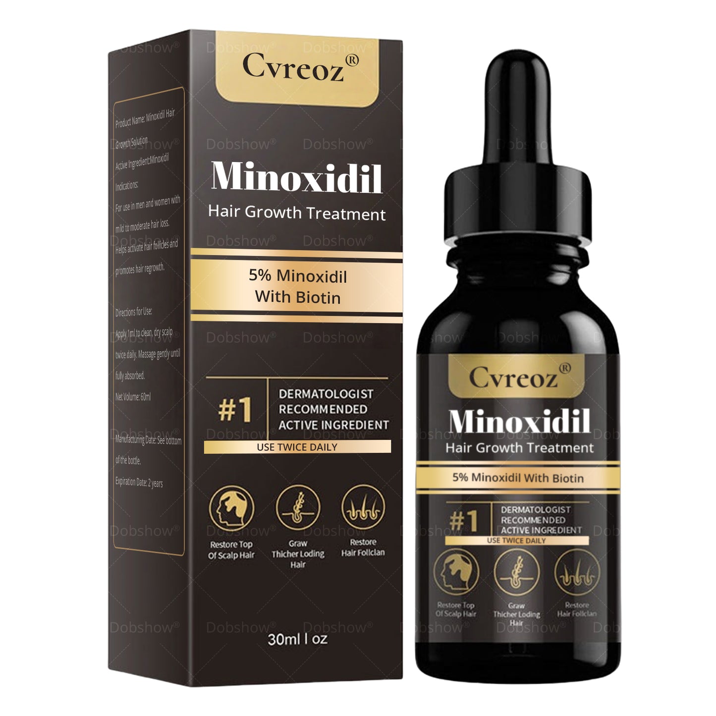 ⓒⓥⓡⓔⓞⓩ® 5% Minoxidil Hair Pro-growth Treatment