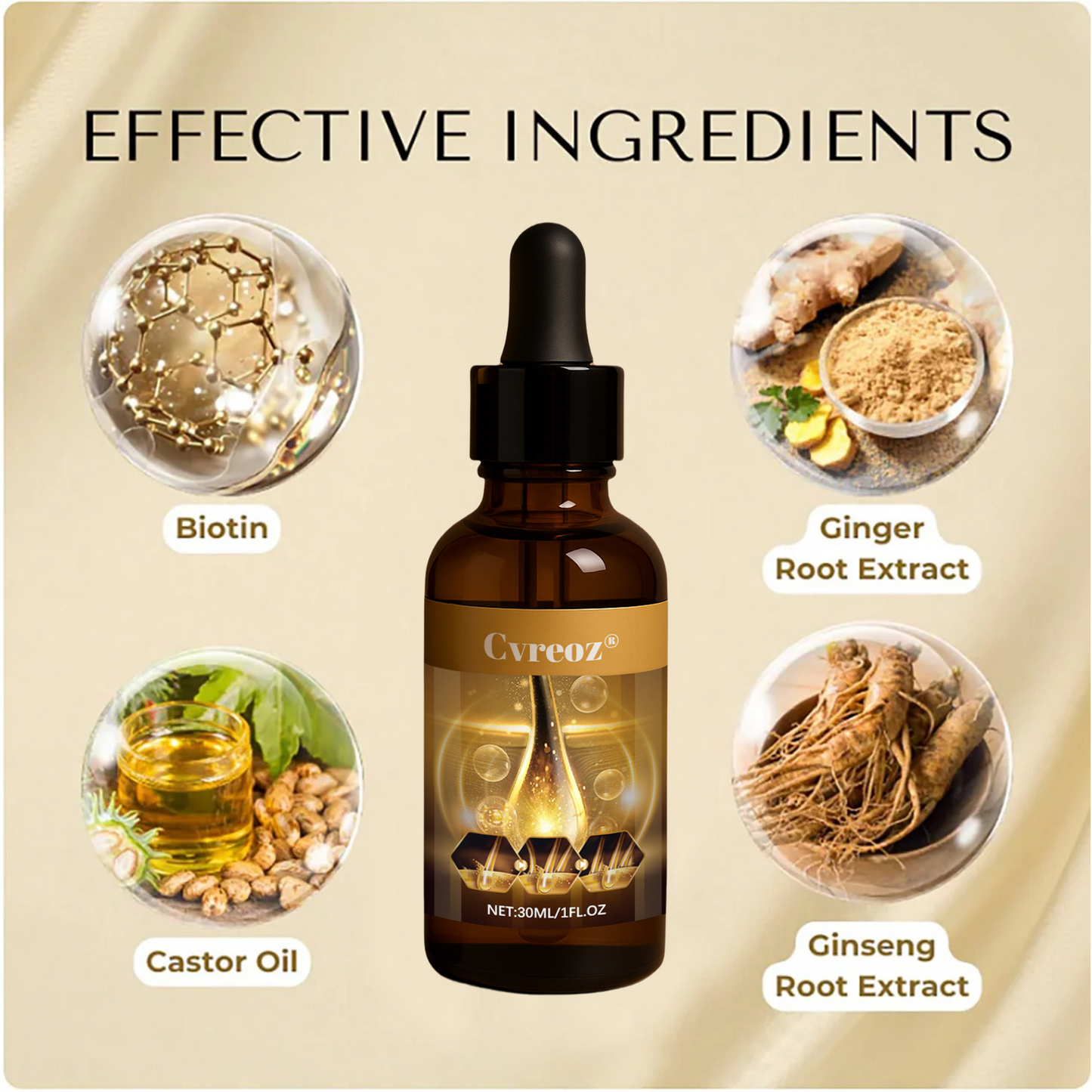 Cvreoz® Biotin Hair Essential Oil!