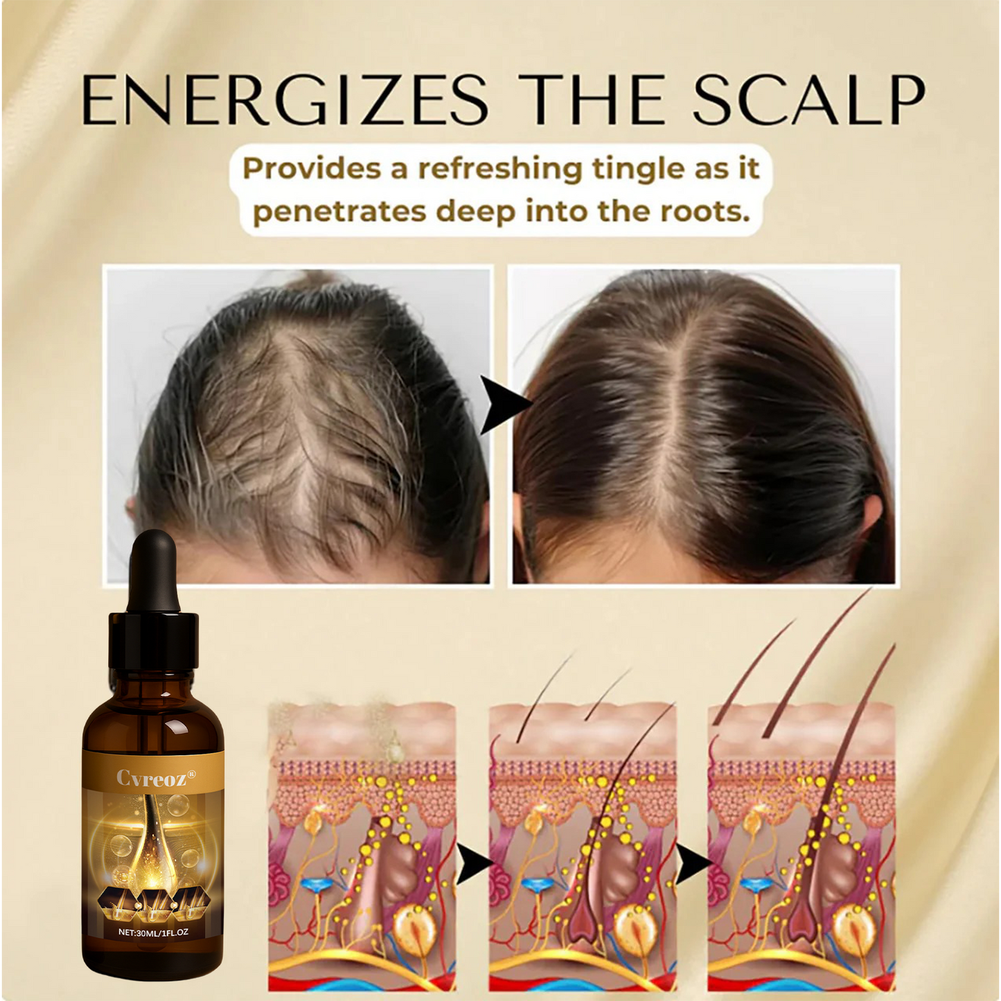 Cvreoz® Biotin Hair Essential Oil!
