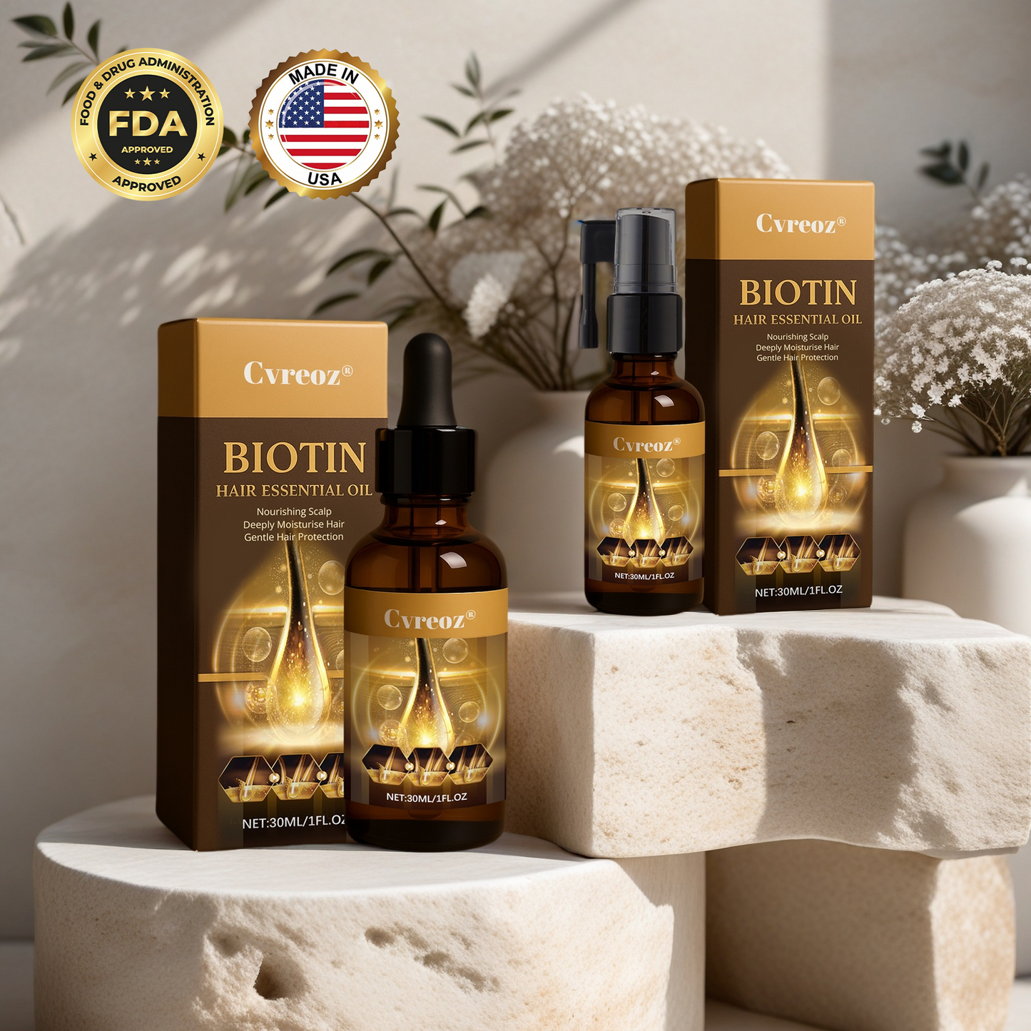 Cvreoz® Biotin Hair Essential Oil!