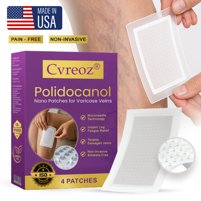 👩🏼‍⚕️Recommended by AHRQ🍀 Cvreoz® Polidocanol Nano Patches for Varicose Veins⭐️Stick It & Forget It