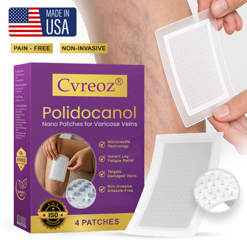 👩🏼‍⚕️Recommended by AHRQ🍀 Cvreoz® Polidocanol Nano Patches for Varicose Veins⭐️Stick It & Forget It