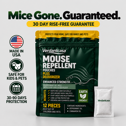 Place These Pouches Anywhere Mice Hide - Verdantcasa Healrize® Mouse Repellent Pouches