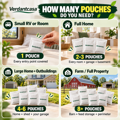 Place These Pouches Anywhere Mice Hide - Verdantcasa Healrize® Mouse Repellent Pouches