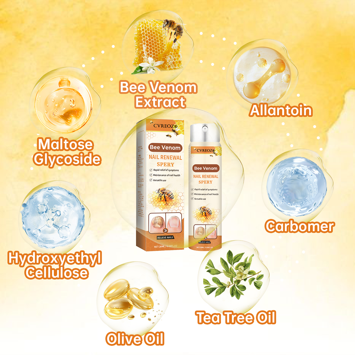 Cvreoz®Bee Venom Nail Renewal Spray
