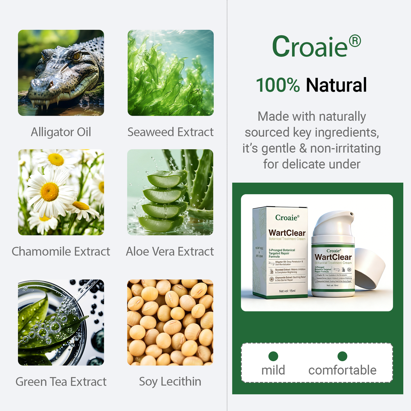 Croaie® WartClear Botanical Treatment Cream